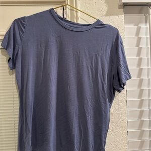 Stylish Blue Women's Short Sleeve Tee